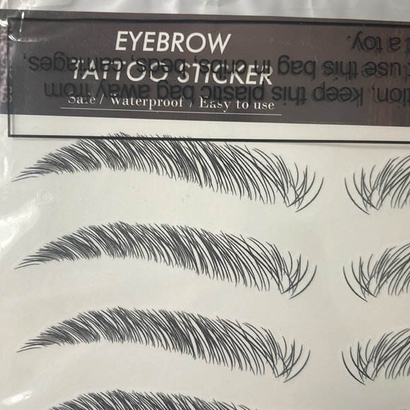Eyebrow sticker sheet - Picture 2 of 2